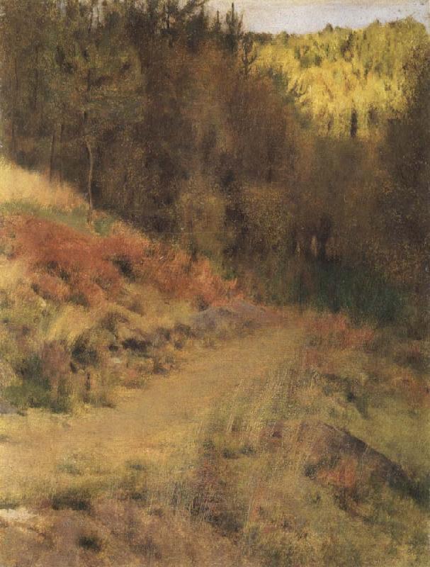 Fernand Khnopff IN fOSSET.a Path Germany oil painting art